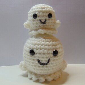 Gabriela and Gia- Crochet Ghosts